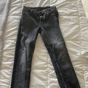 All saints black wash denim